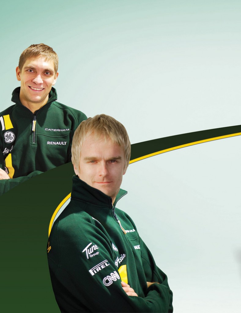 Vitaly Petrov y Heikki Kovalainen
