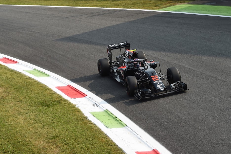Jenson Button en Monza