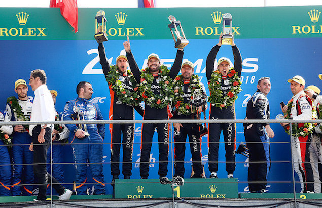 Los ganadores en la LMP2 (FOTO: G-Drive Racing)