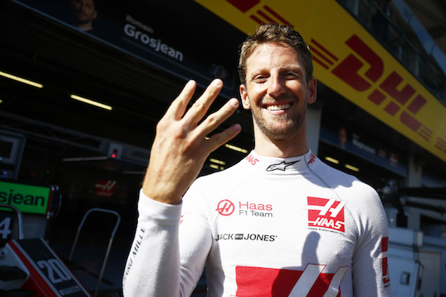 Grosjean se anotó su mejor resultado desde el podio de Bélgica en 2015 (FOTO: Haas F1 Team)