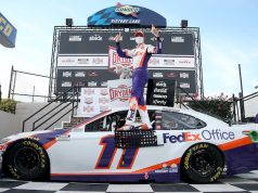 Denny Hamlin ganó en Dover (FOTO: Jared C. Tilton/NASCAR Media)