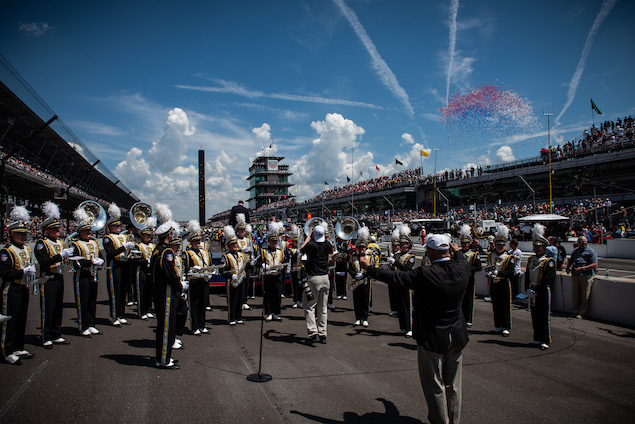 La banda de Purdue (FOTO: Karl Zemlin/IndyCar)