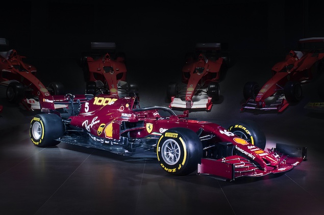 Color especial para Ferrari en GP No. 1000 (FOTO: Scuderia Ferrari)