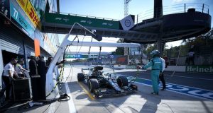 Hamilton y su sanción en GP de Italia (FOTO: Steve Etherington/Mercedes AMG F1 Team)