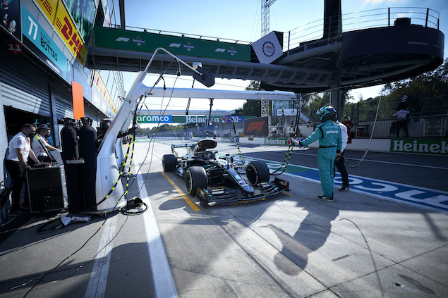 Hamilton y su sanción en GP de Italia (FOTO: Steve Etherington/Mercedes AMG F1 Team)