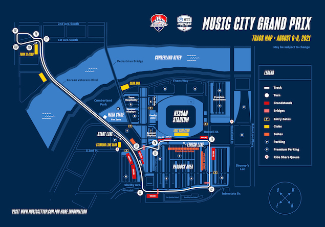 Mapa de pista (FOTO: Music City Grand Prix)