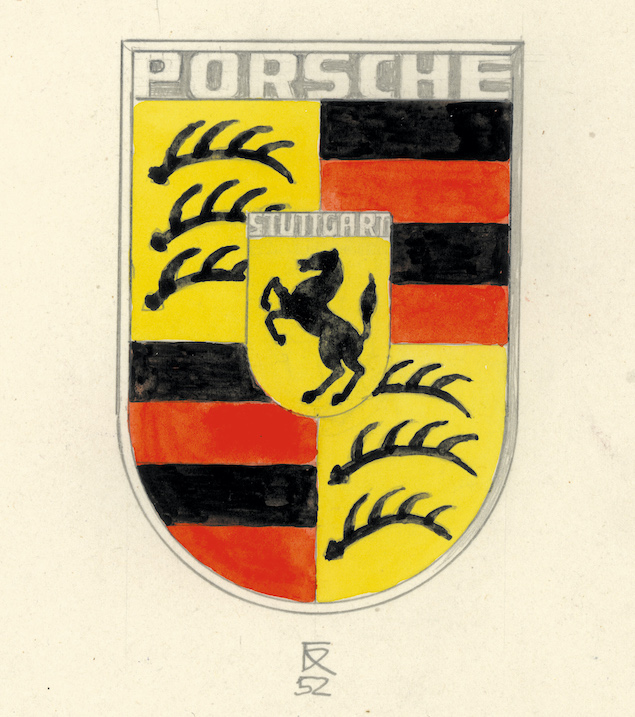 El logotipo de Porsche ha adornado el capó de todos los vehículos de la marca desde 1954.