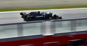 PP de Bottas en Imola (FOTO: Steve Etherington/Mercedes AMG F1)