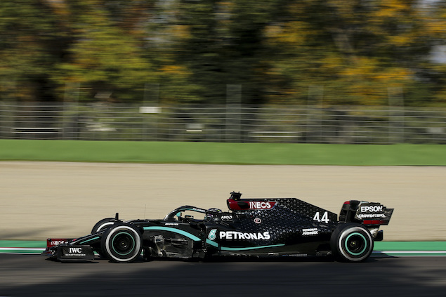 Hamilton gana en Imola (FOTO: Charles Coates/Mercedes AMG F1)