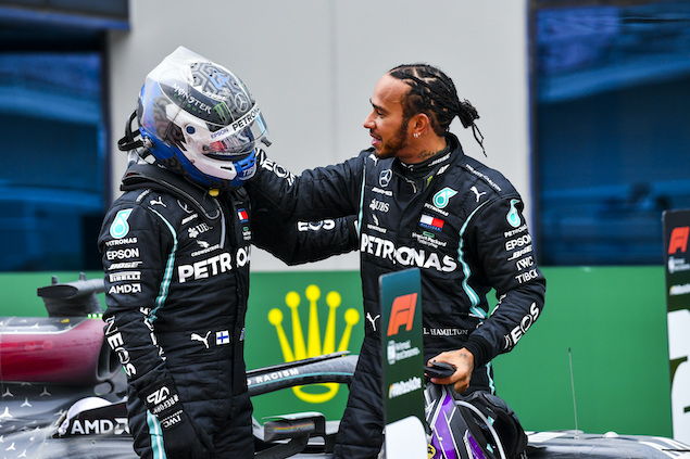 No importa lo que Bottas logre los sábados, siempre pierde con Lewis el domingo (FOTO: Mercedes AMG F1 Team)