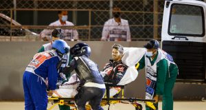 Romain Grosjean y su accidente en Bahrein (FOTO: Andy Hone/Haas F1 Team)