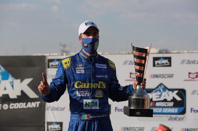 García, ganador en Querétaro (FOTO: NASCAR México)