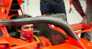 La primera visita de Carlos Sainz a Ferrari (FOTO: Scuderia Ferrari)