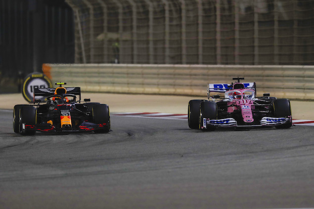 Sergio Perez y Alexander Albon (FOTO: Racing Point F1 Team)