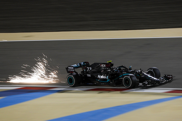 Bottas, en la PP del GP de Sakhir (FOTO: Mercedes AMG F1)