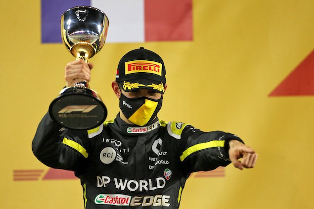 Primer podio de Esteban Ocon en F1 (FOTO: Renault F1 Team)