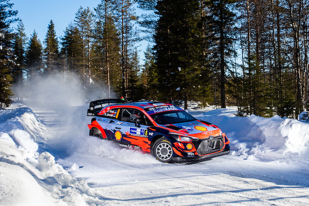 Rally Ártico, Día 2: Tänak se acerca al triunfo (FOTO Dufour/Hyundai Motorsport GmbH)