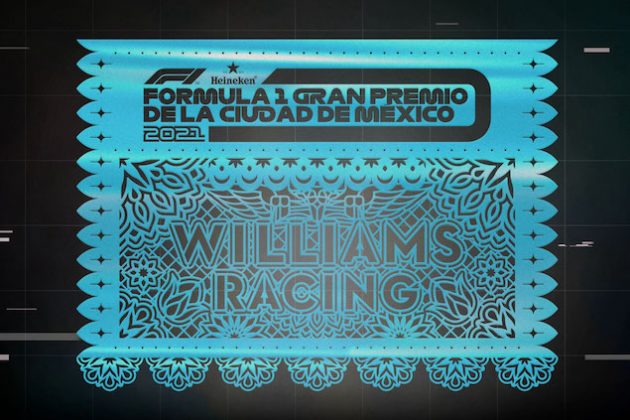 Williams Racing en papel picado (FOTO: Mexico GP)