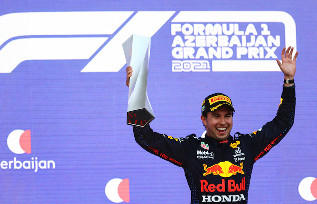 Pérez tras ganar Azerbaiyán: "Es importante mantener este impulso" (FOTO: Francois Nel/Red Bull Content Pool)
