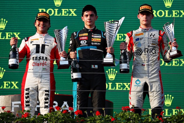 Primer podio para Enzo Fittipaldi en F3 (FOTO: Joe Portlock/FIA Formula 3)
