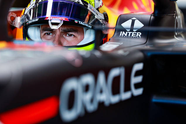 Pérez arrancará desde fosos tras trompo en Silverstone Sprint (FOTO: Mark Thompson/Red Bull Content Pool)