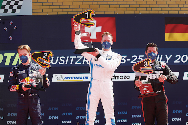 Ellis, Lawson y Rockenfeller, podio de la Carrera 1 de DTM en Lausitzring (FOTO: Hoch Zwei/DTM)