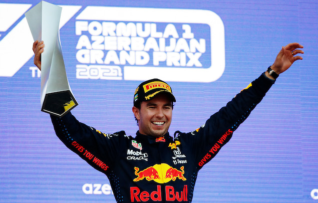 Sergio Pérez renueva con Red Bull para 2022 (FOTO: Maxim Shemetov/Red Bull Content Pool)