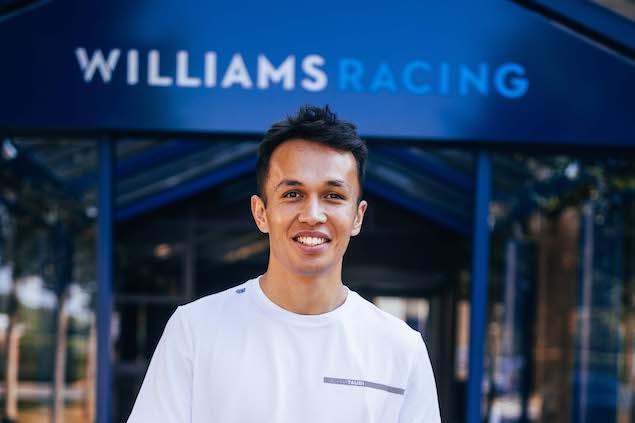 Alex Albon correrá para Williams en 2022 (FOTO: Williams Racing)
