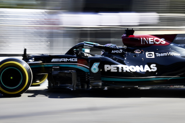 Hamilton, adelante en práctica de viernes en Italia (FOTO: Steve Etherington/Mercedes AMG f1)