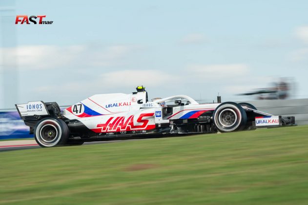 Mick Schumacher (Haas F1 Racing) durante el GP de Estados Unidos 2021 de F1 en el Circuito de las Américas (FOTO: Nick Hreror para FASTMag)