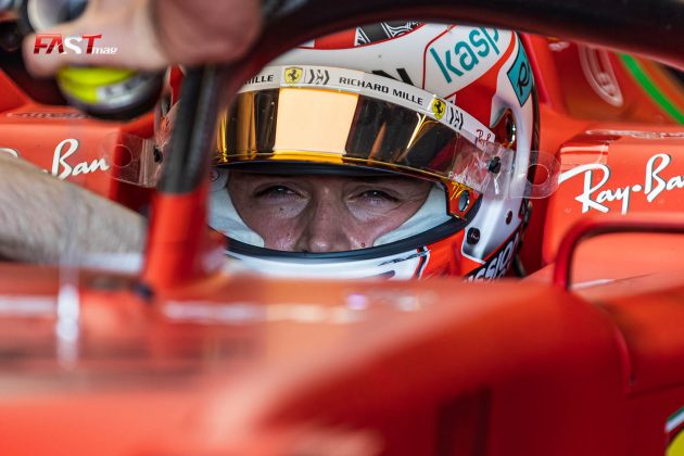 Charles Leclerc (Scuderia Ferrari) durante el primer día de actividades del GP de Estados Unidos 2021 de F1 (FOTO: Arturo Vega para FASTMag)