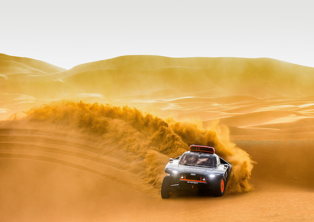 Audi continúa con pruebas de RS Q e-tron rumbo al Dakar (FOTO: Audi Sport)