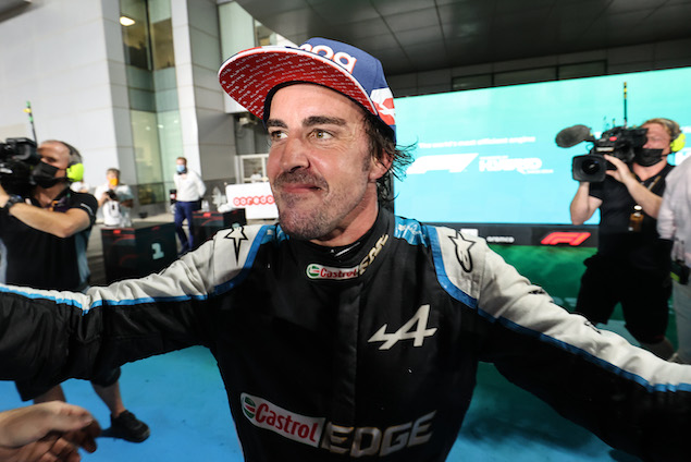 En Qatar, Alonso se reencontró con el podio (FOTO: Alpine F1 Team)