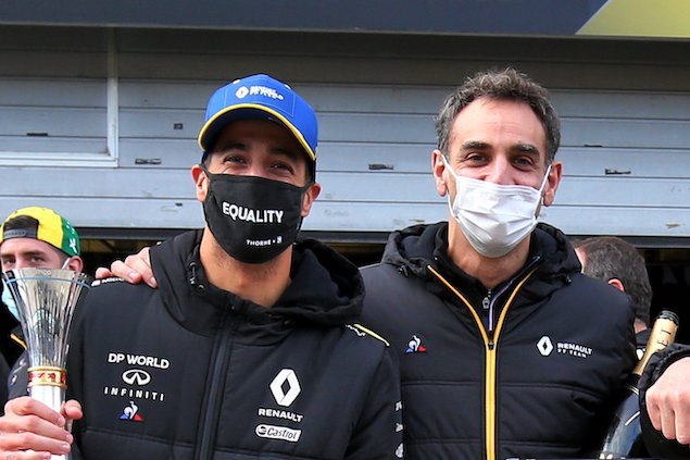 Abiteboul cumple apuesta con Ricciardo (FOTO: Archivo Renault)
