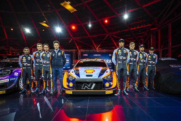 Neuville, Tänak, Sordo y Solberg representan a Hyundai (FOTO: Red Bull Content Pool)