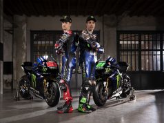 Quartararo y Morbidelli con el Modelo YZR-M1 2022 (FOTO: Yamaha MotoGP)