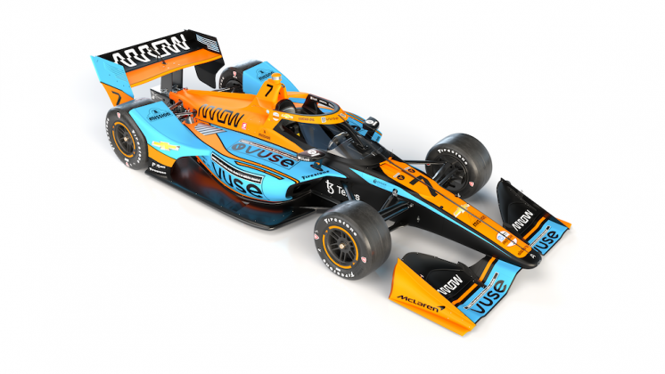 Auto de Felix Rosenqvist para 2022 (FOTO: McLaren)