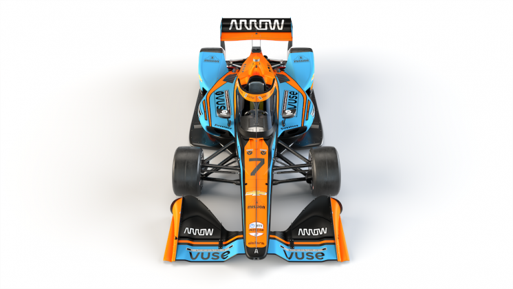 Auto de Felix Rosenqvist para 2022 (FOTO: McLaren)