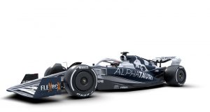 Boceto digital del modelo AT03 de Scuderia AlphaTauri (FOTO: Red Bull Content Pool)