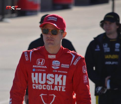 Marcus Ericsson (Chip Ganassi Racing) durante el sábado de acción del Texas 375 de IndyCar (FOTO: Omar Jalife para FASTMag)