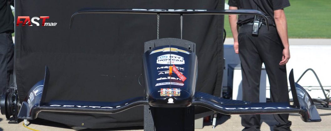 Nariz de uno de los autos de AJ Foyt Racing durante el sábado de acción del Texas 375 de IndyCar (FOTO: Omar Jalife para FASTMag)