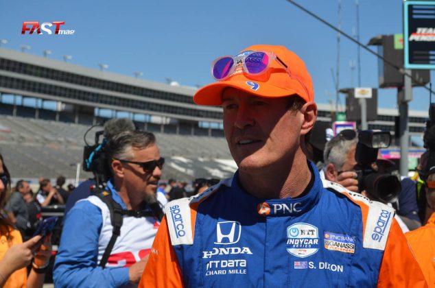 Scott Dixon (Chip Ganassi Racing) durante el sábado de acción del Texas 375 de IndyCar (FOTO: Omar Jalife para FASTMag)