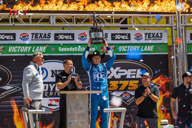 Josef Newgarden (Team Penske), ganador del Texas 375 de INDYCAR en Texas Motor Speedway (FOTO: Arturo Vega para FASTMag)