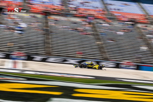 Colton Herta (Andretti Autosport) durante el sábado de acción del Texas 375 de IndyCar (FOTO: Arturo Vega para FASTMag)