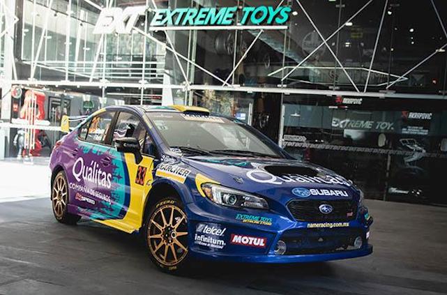 Name y Zapata presentan auto Quálitas Subaru Rally Team 2022 