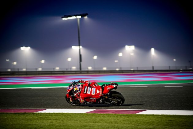 Jack Miller (Ducati) durante la calificación del GP de Katar 2022 (FOTO: Ducati Corse)