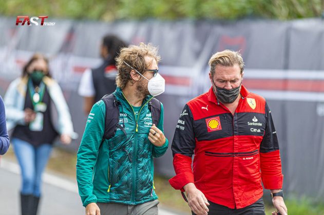 Sebastian Vettel (Aston Martin F1 Team) en el previo del GP de Emilia Romaña 2022 de F1 (FOTO: Daniele Benedetti para FASTMag)