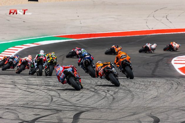 Acción del GP de las Américas 2022 de MotoGP, celebrado en Circuit of the Americas (FOTO: Arturo Vega para FASTMag)
