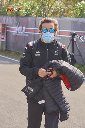 Fernando Alonso (Alpine F1 Team) Lando Norris (McLaren) en la jornada de sábado del GP de Emilia Romaña de F1 2022 en Imola (FOTO: Piergiorgio Facchinetti para FASTMag)