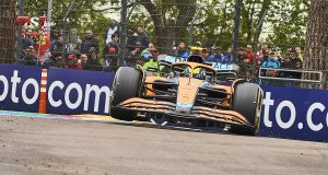Lando Norris (McLaren) durante el GP de Emilia Romaña 2022 de F1 (FOTO: Piergiorgio Facchinetti para FASTMag)